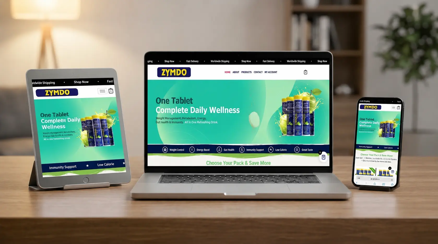 Zymdo Website