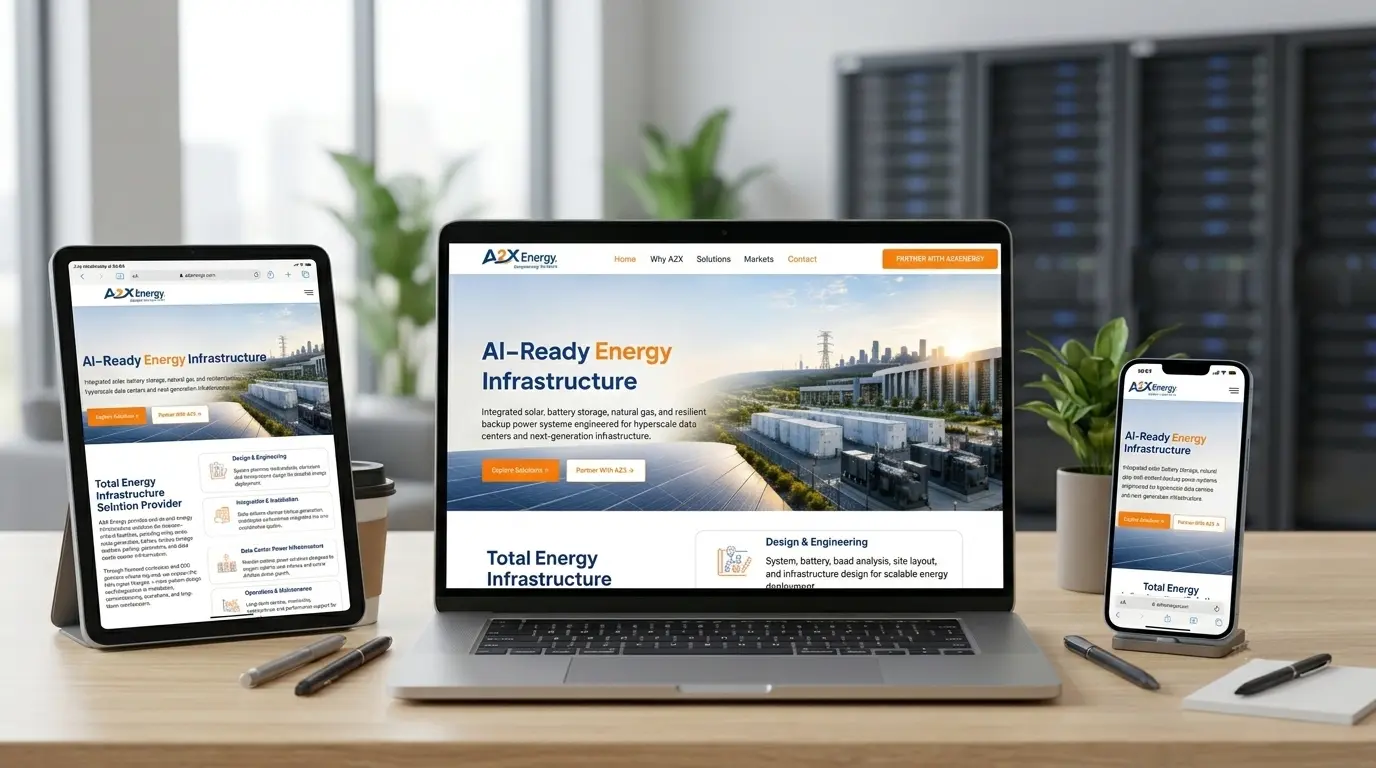 A2X Energy Website